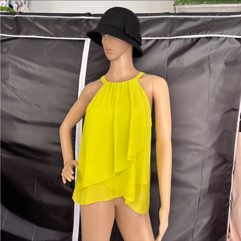 Annabelle Sunny Yellow Halter Blouse